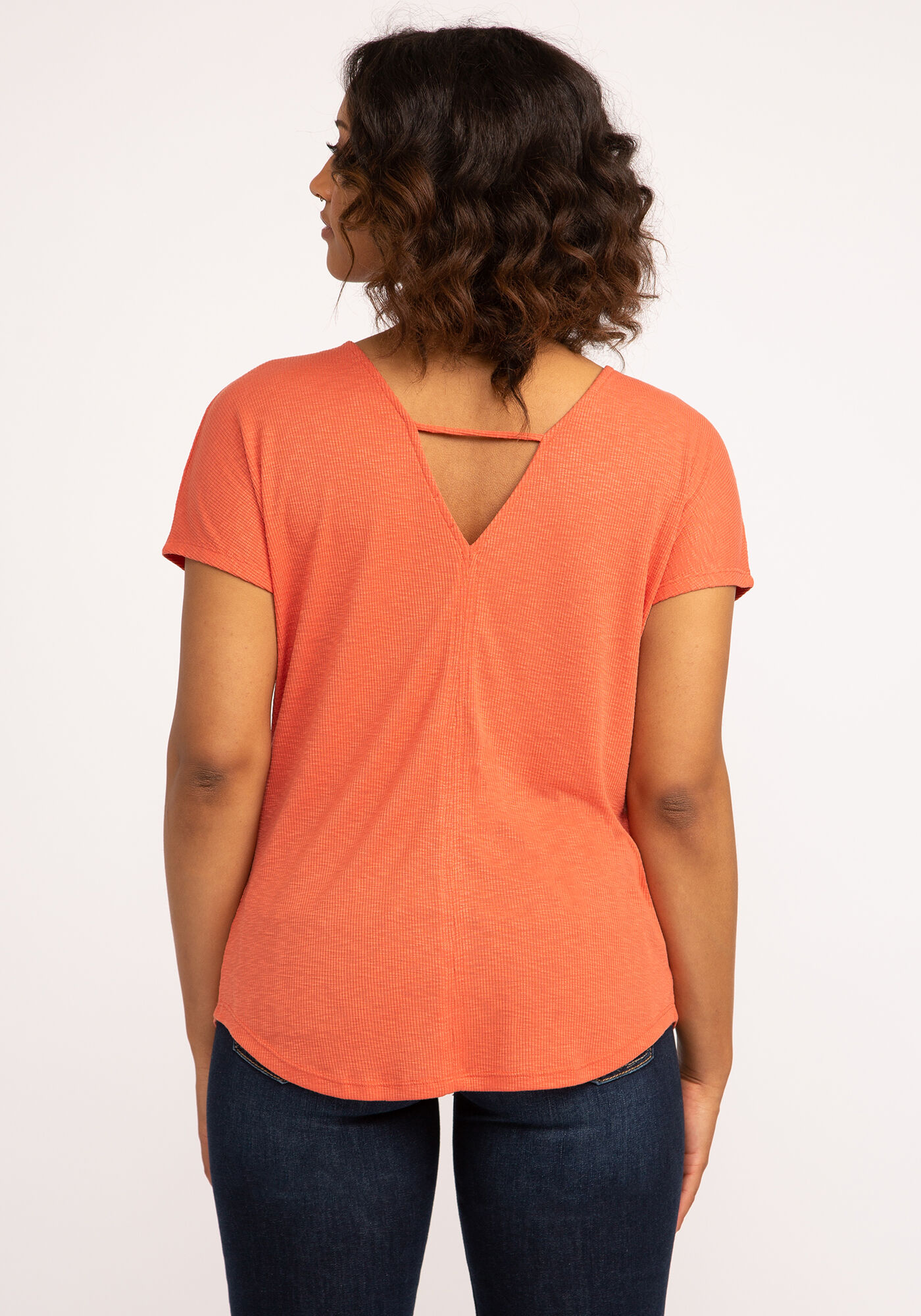adrielle double v neck top Image 2