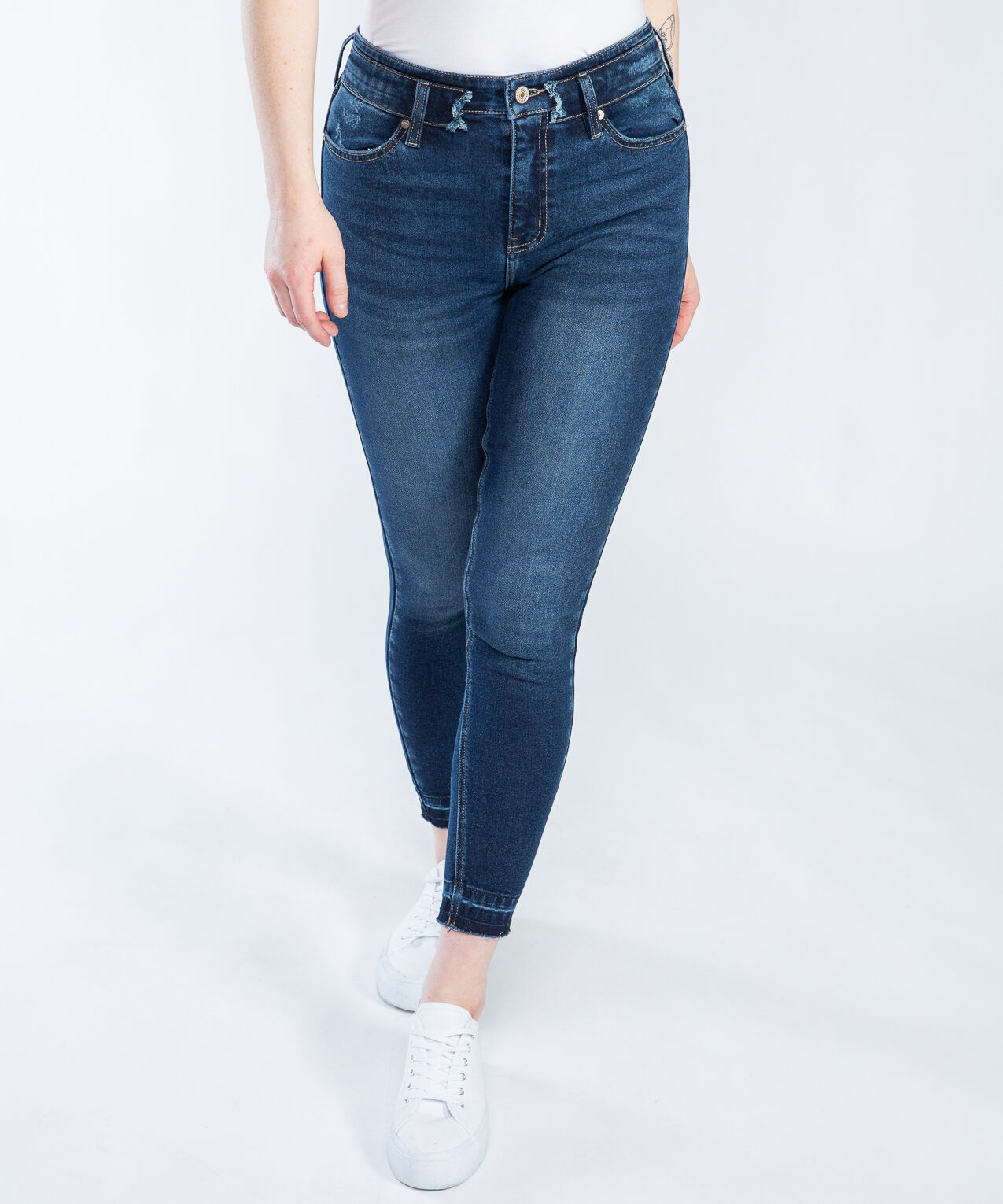 high rise skinny jeans Image 1