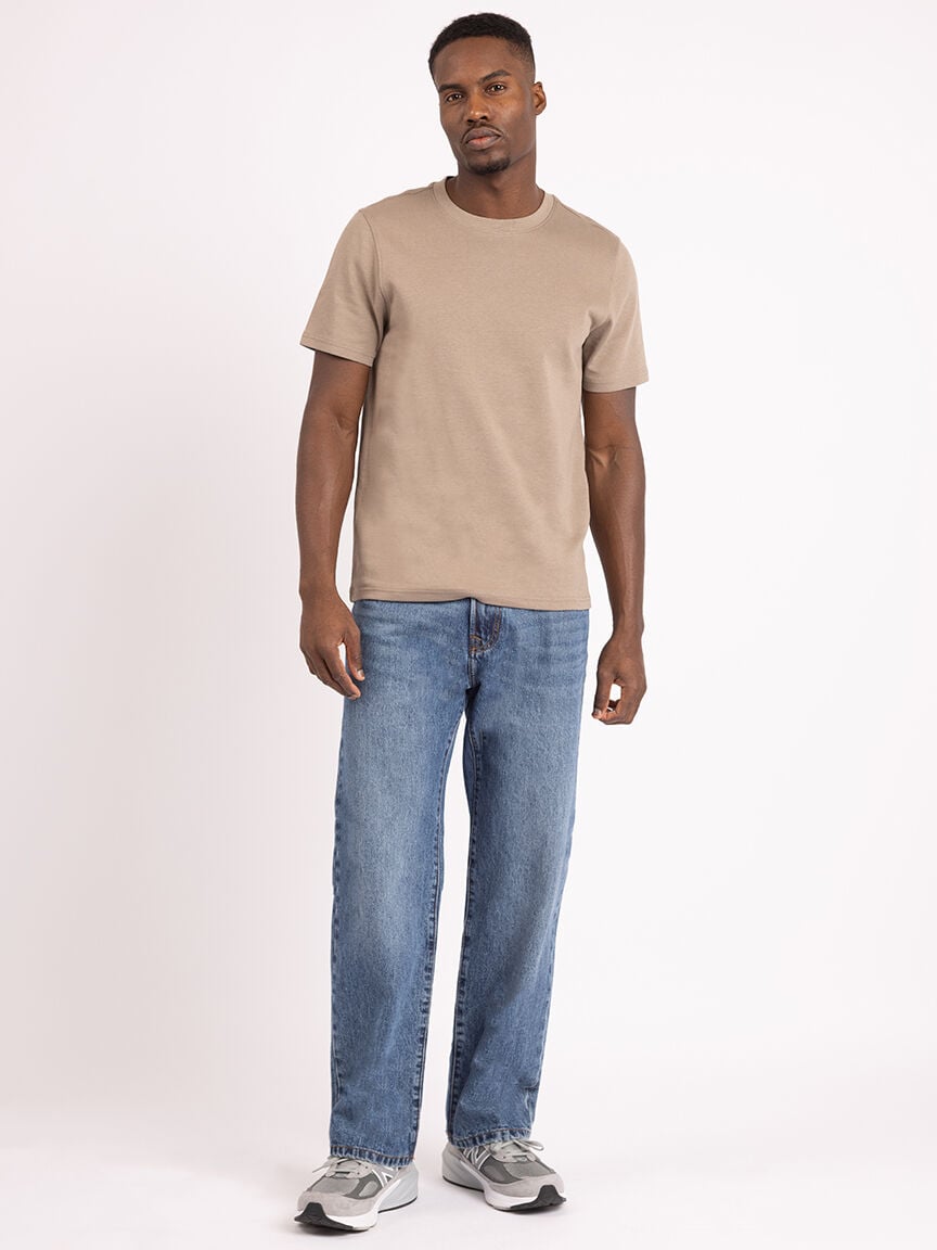 richard textured crewneck tee