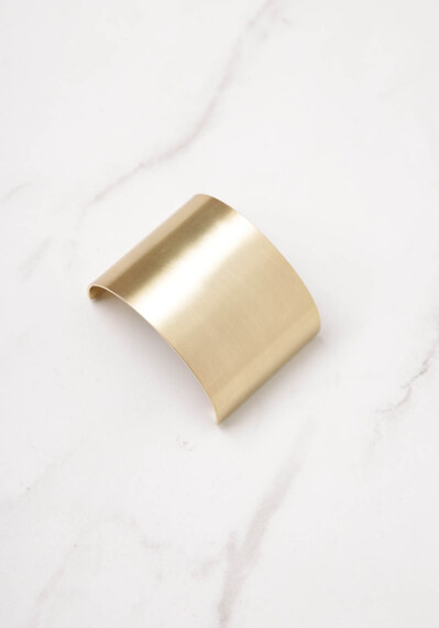ponytail holder with gold cuff Image 1