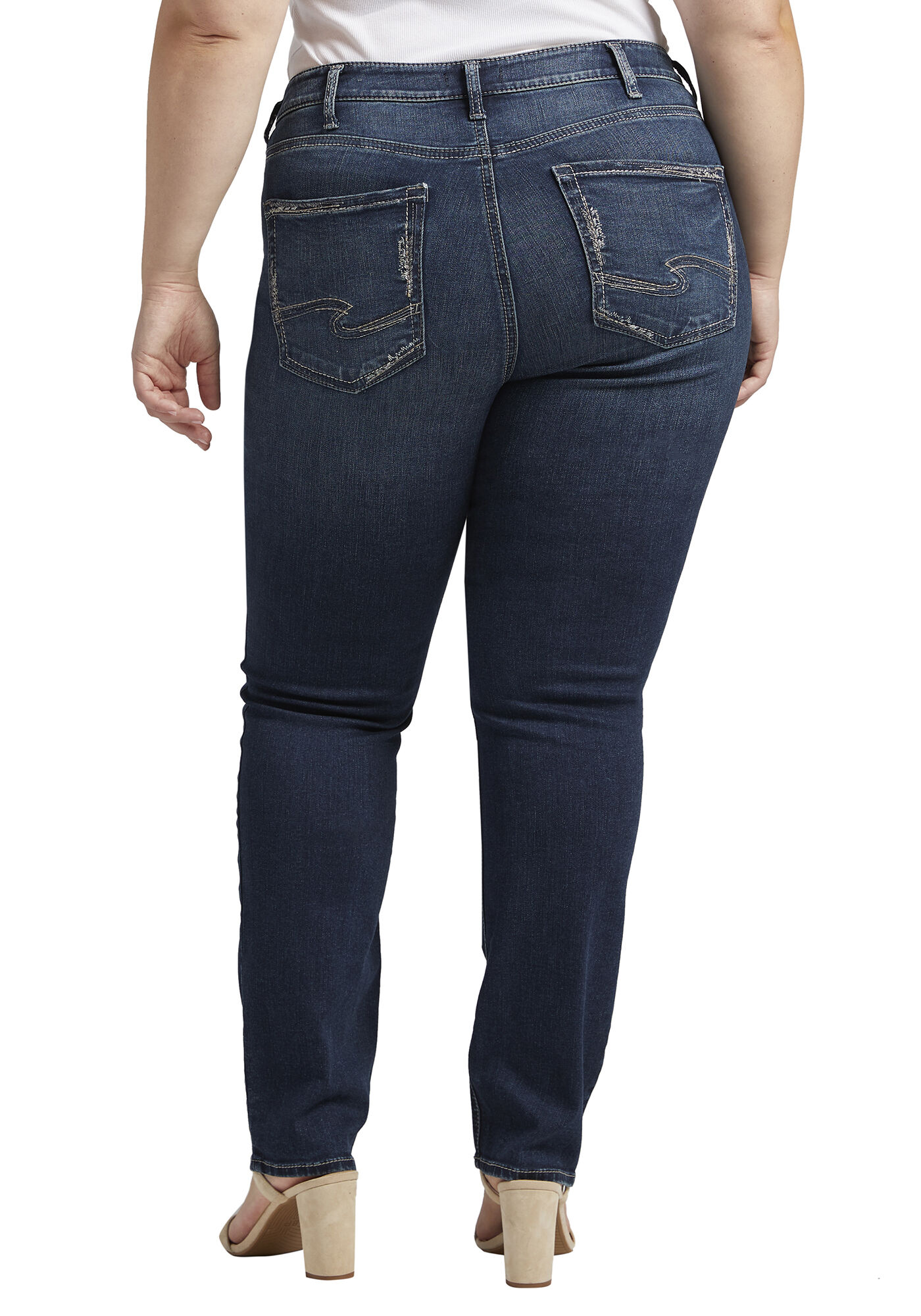 WB high rise avery straight leg jeans Image 2