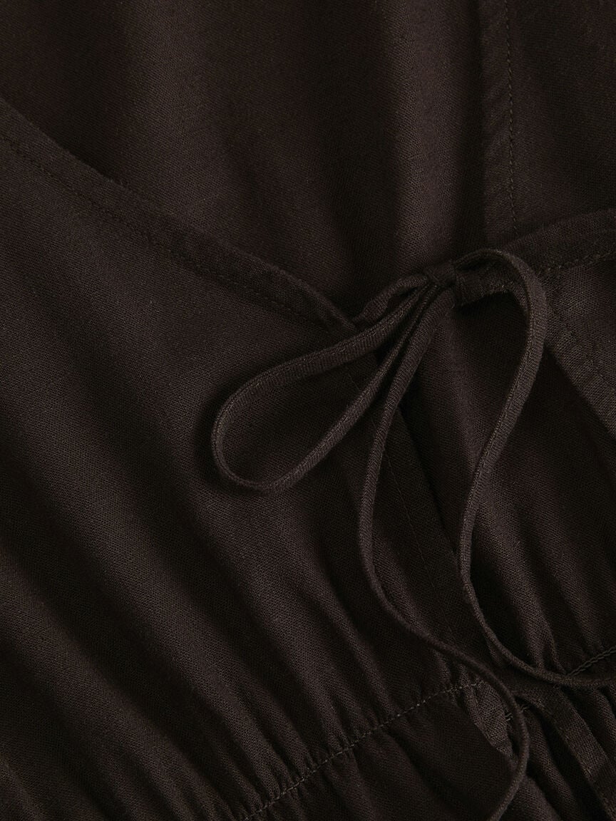 almira linen blend top