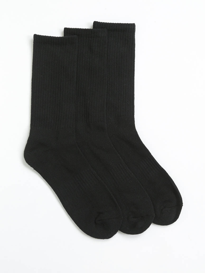 men's essential 3 pack crew socks Image 1