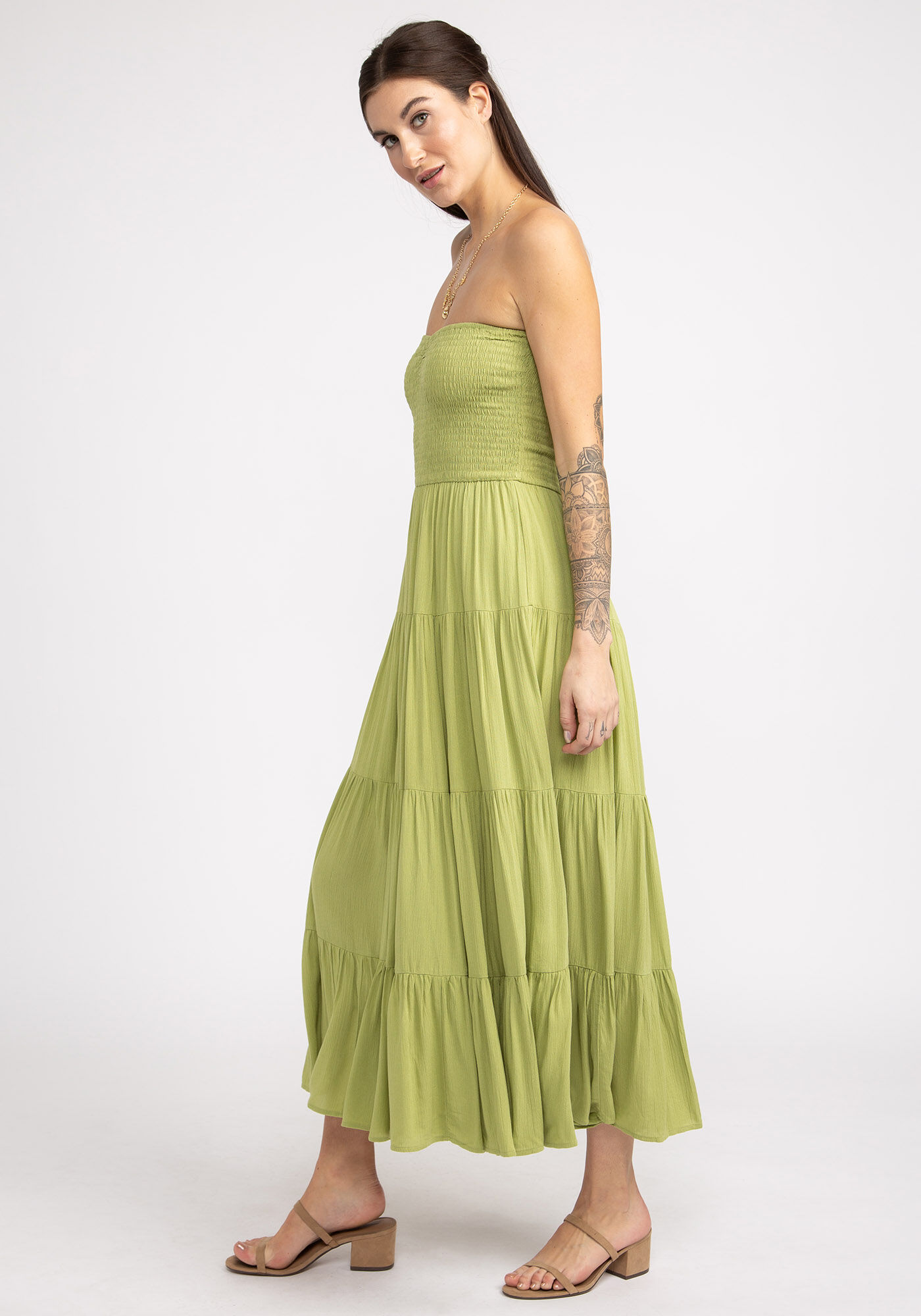 kelly strapless maxi dress Image 3