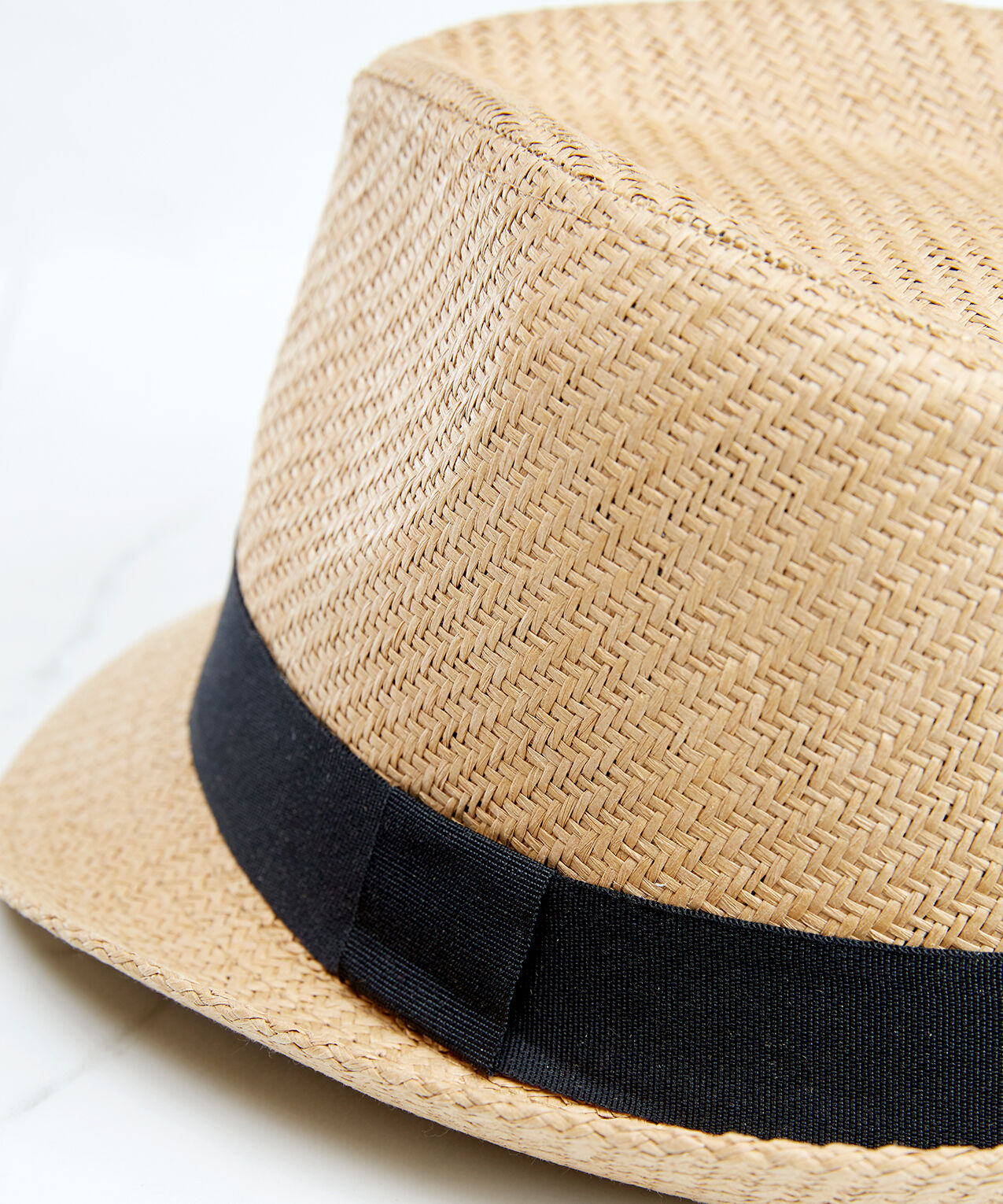 fedora with black band Image 4