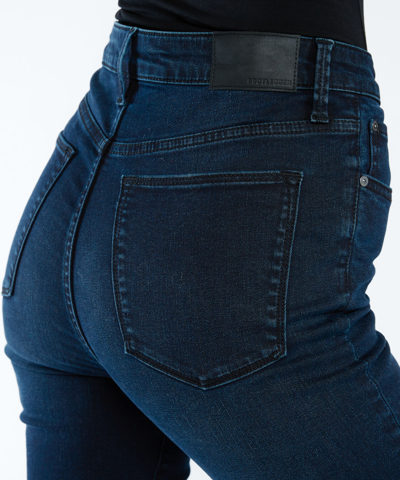 high rise straight jeans Image 1