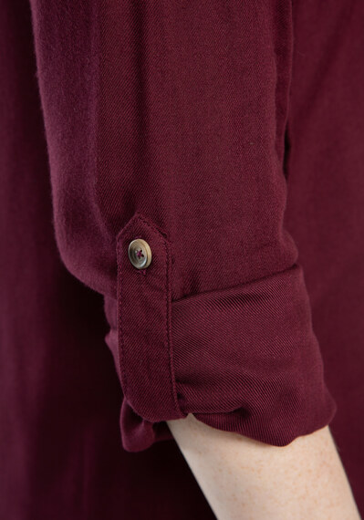 carder hooded button up shirt Image 6