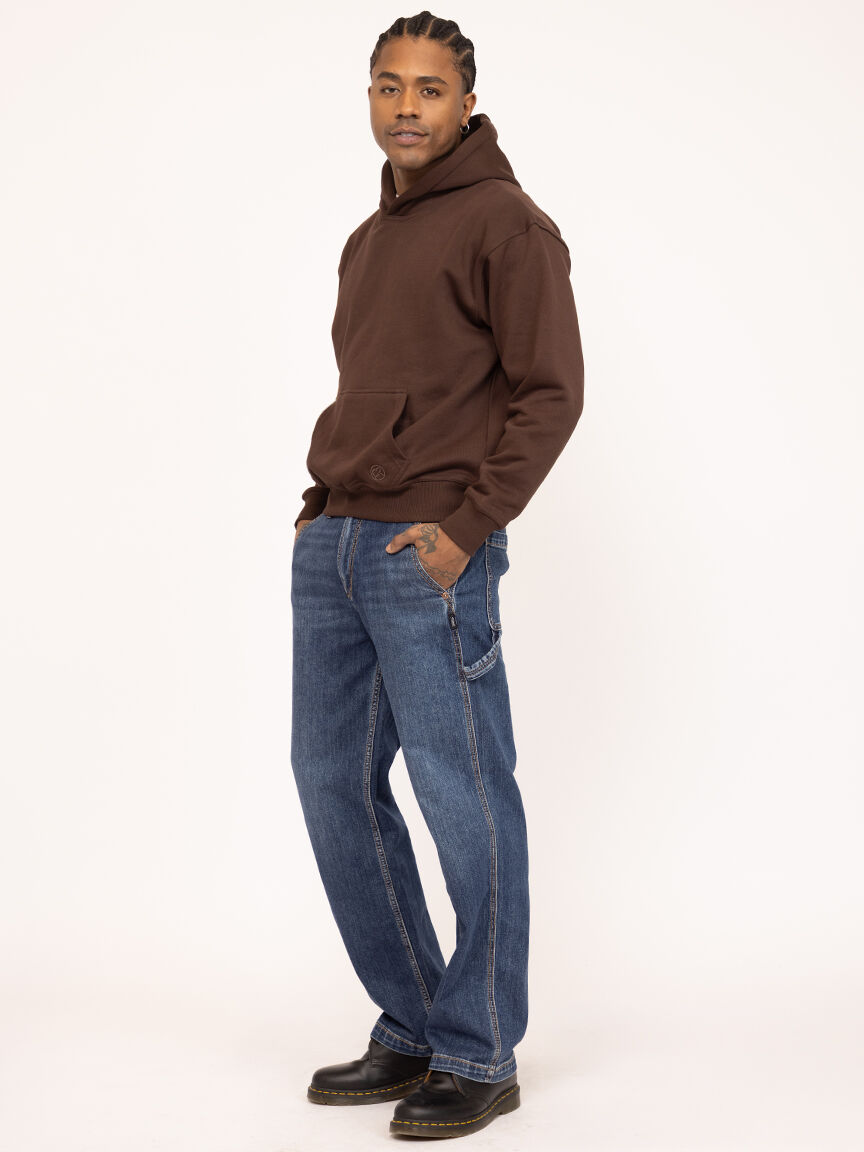 Big Guy Baggy Straight Leg Utility Jeans