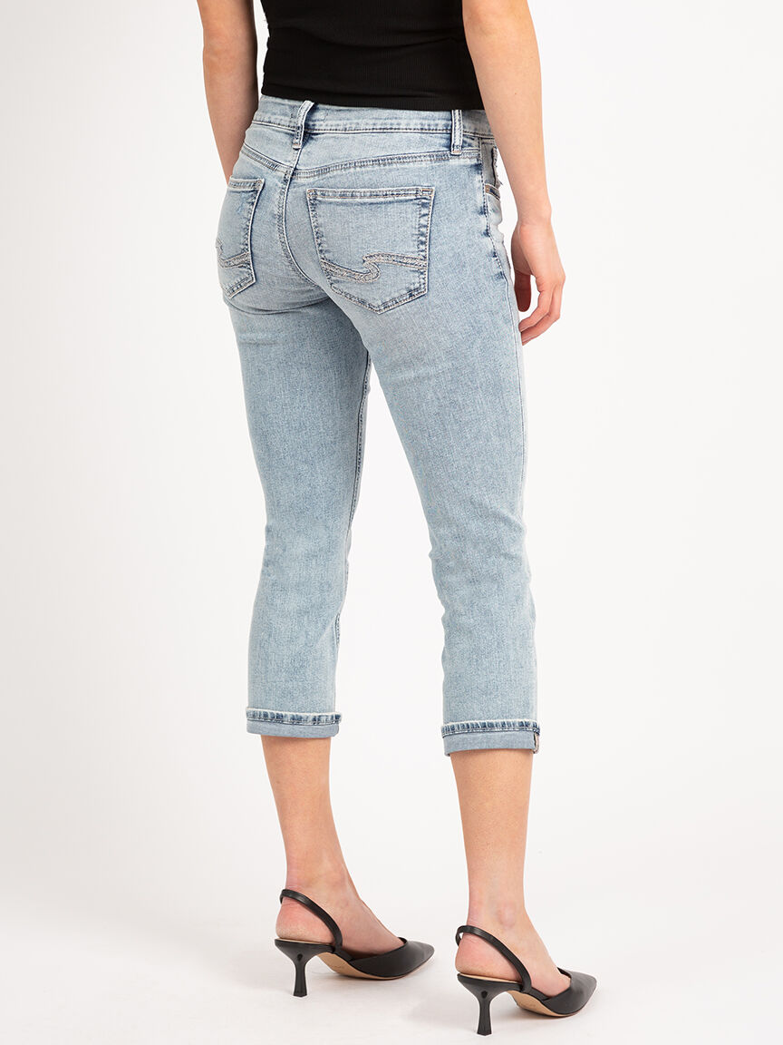 britt low rise capri jeans Image 4