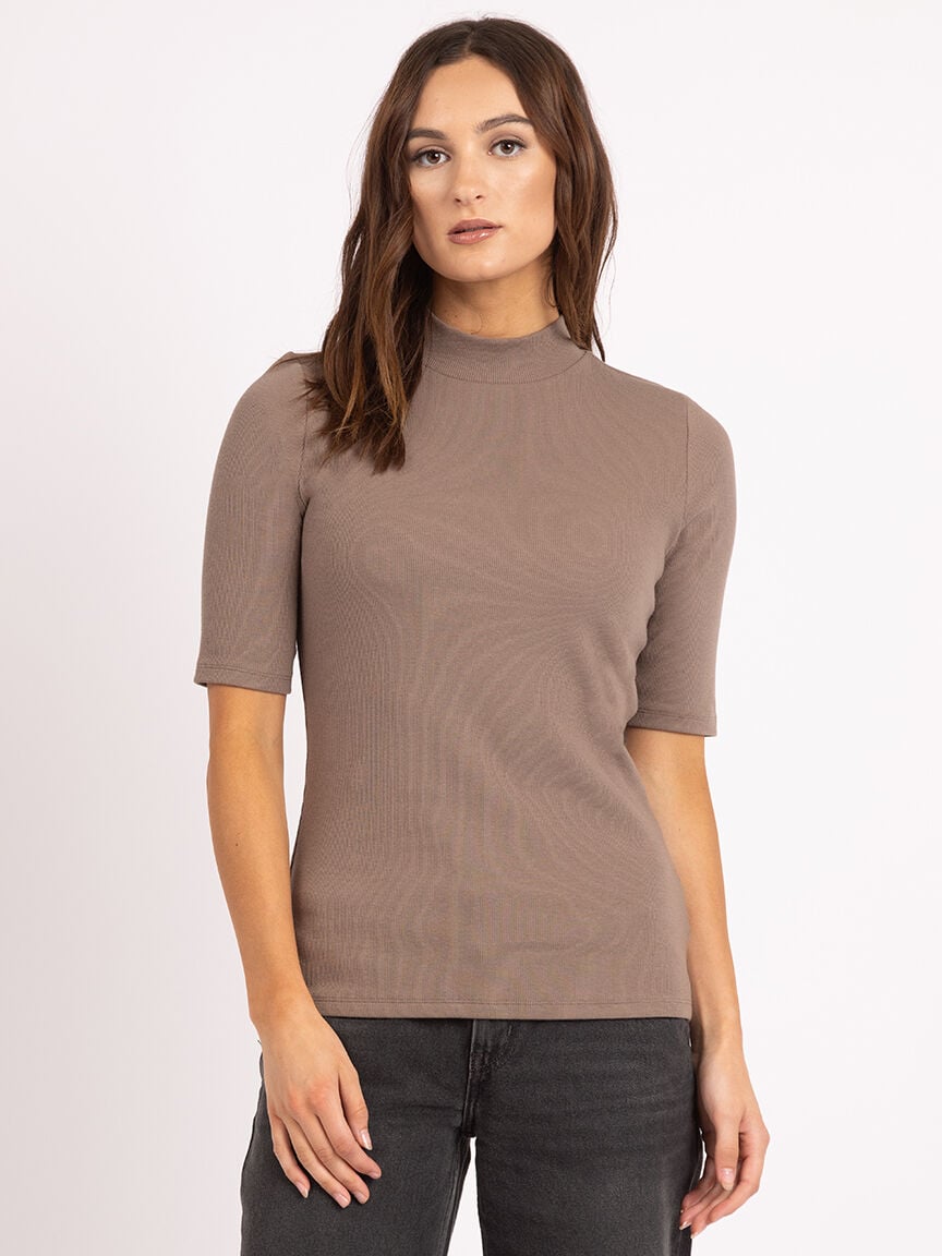signey mock neck top Image 3