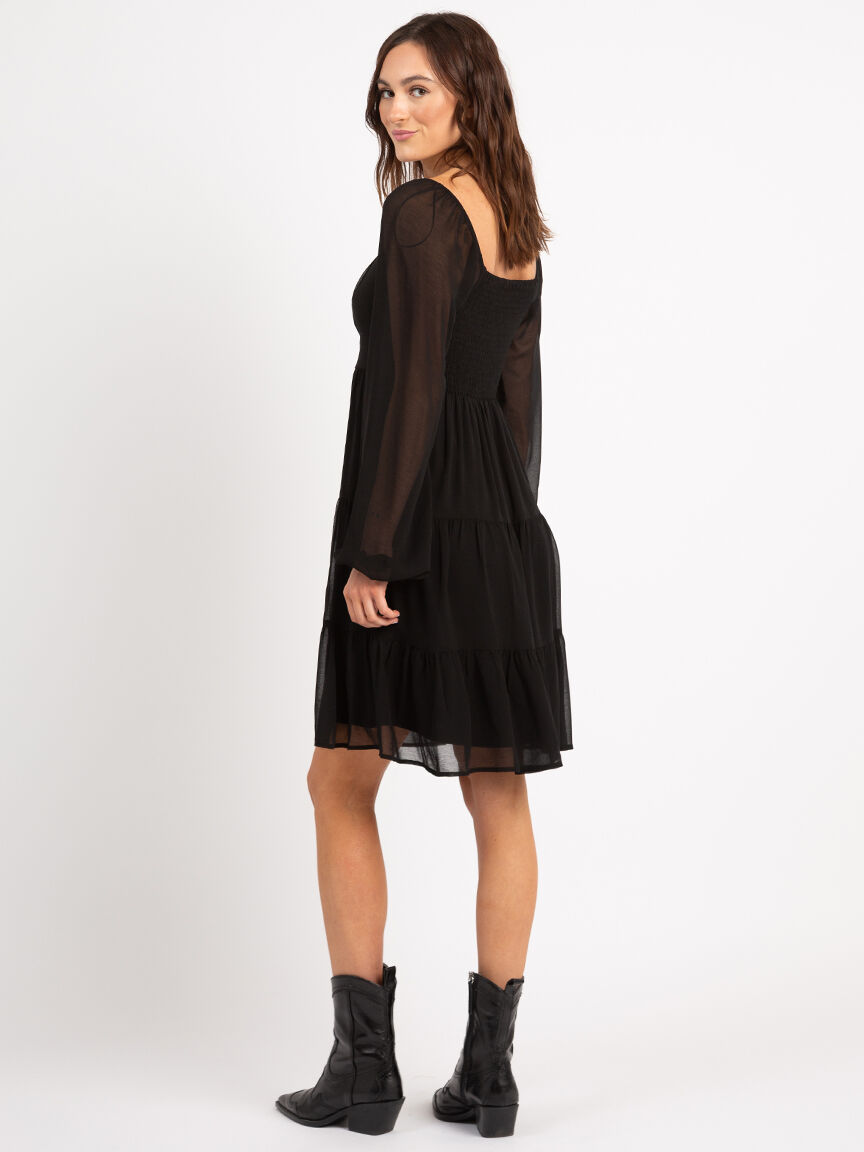 granger square neck knee length dress Image 3