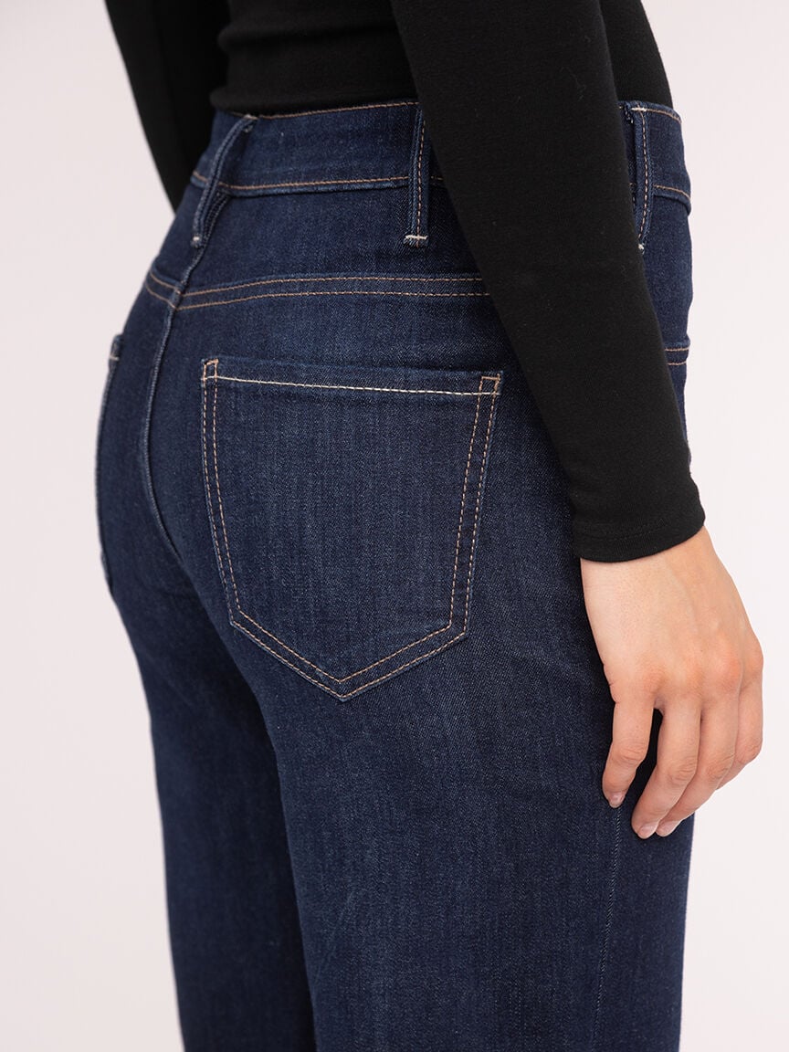国内で当店のみ DARKFOG - Deconstructed Style Wide-Leg Denim DARKFOG] Deconstructed Style Wide-Leg Denim Pants - BCAESAR
