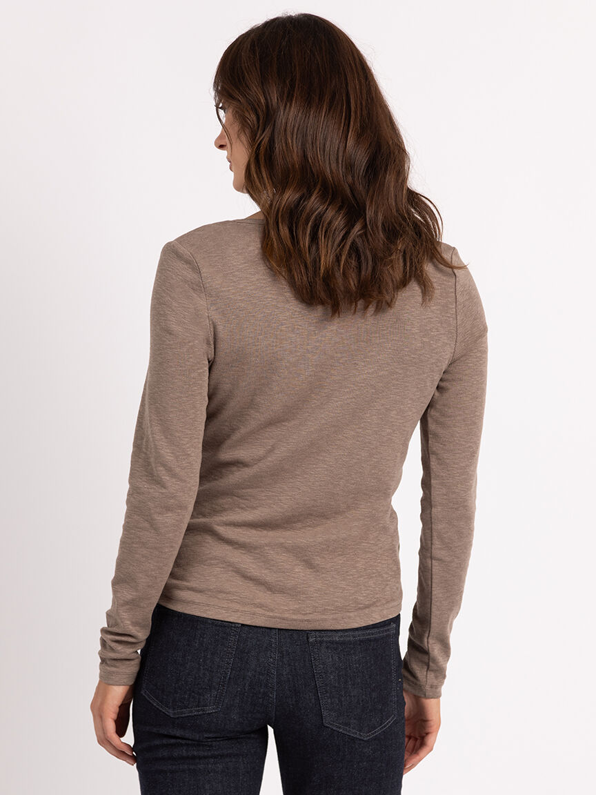 payton notch neck top Image 3