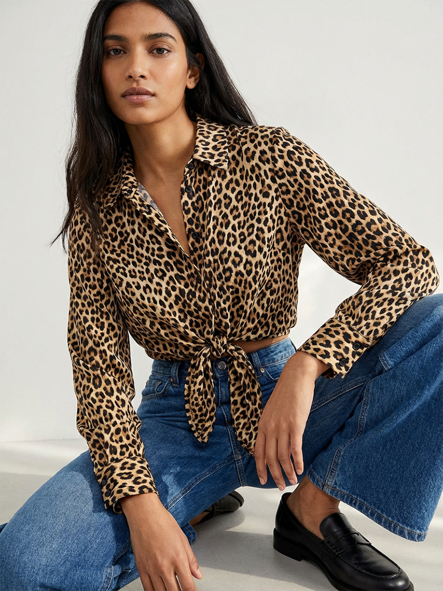 nova long sleeve knot shirt