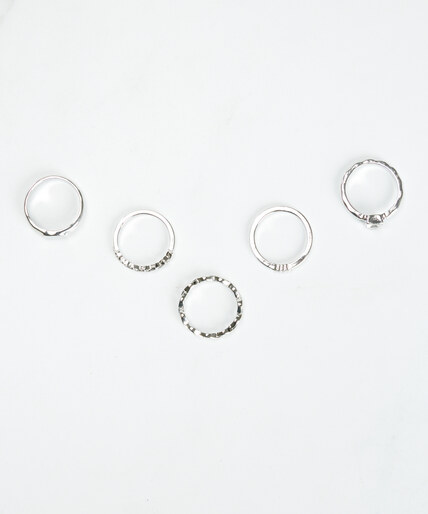 5 pack rings silver 5 pack rings silver Image 3