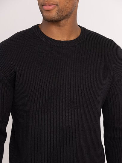 derek washed ribbed crewneck derek washed ribbed crewneck