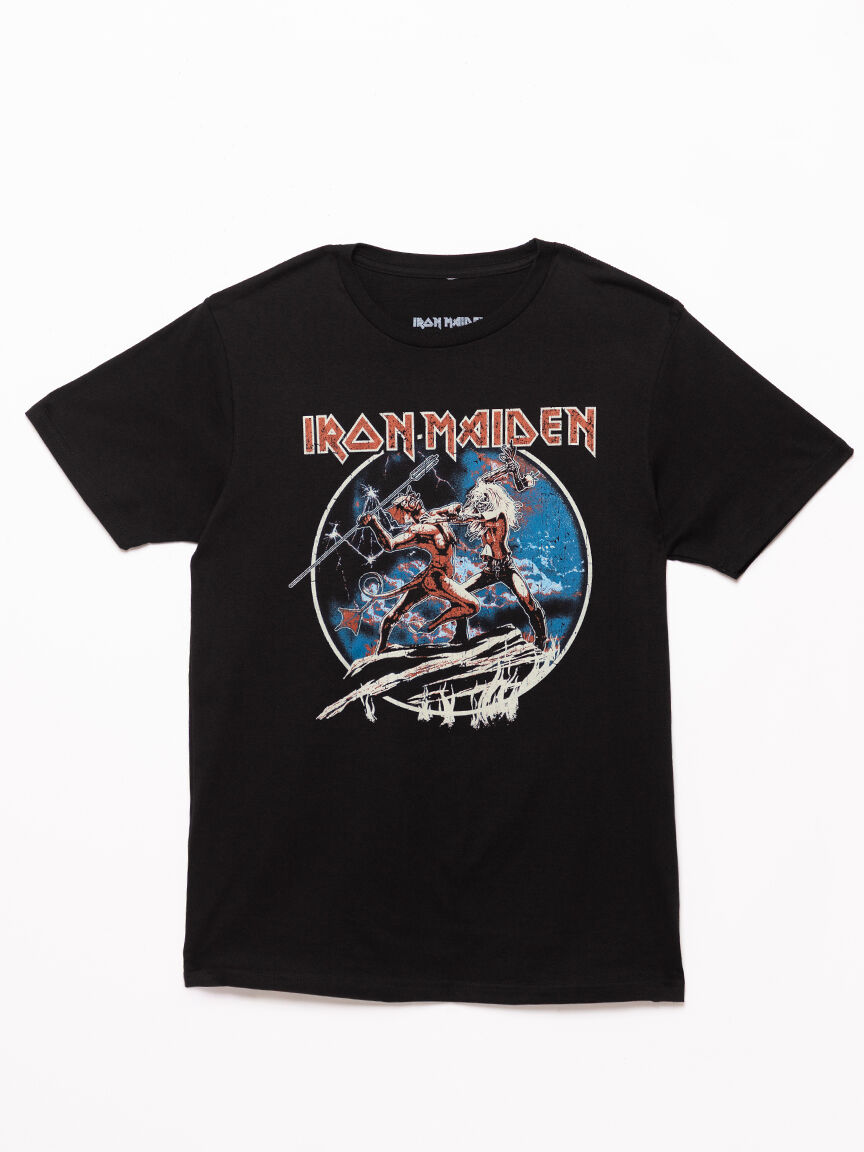 unisex iron maiden graphic tee