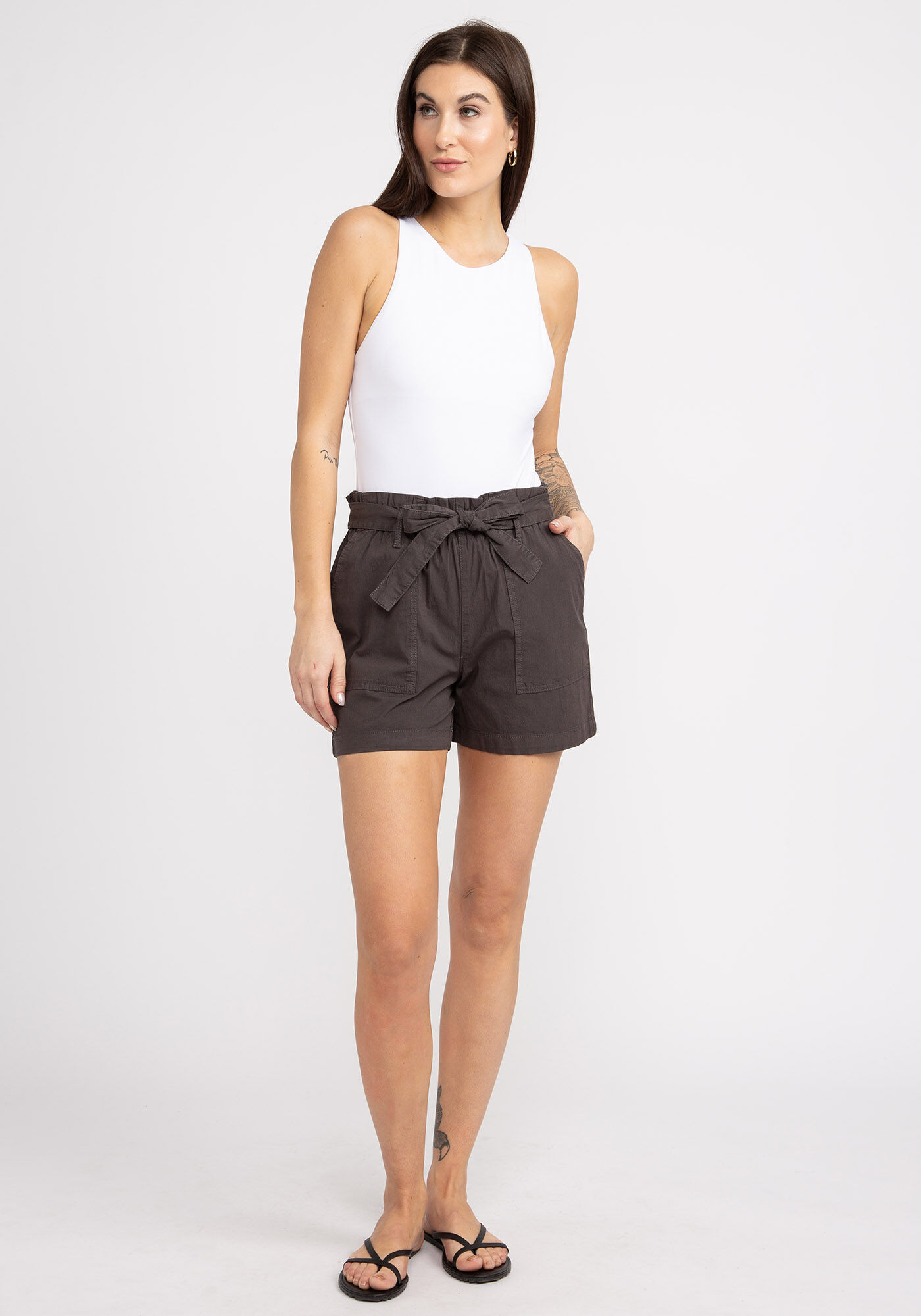 kai ripstop paper bag shorts Image 1