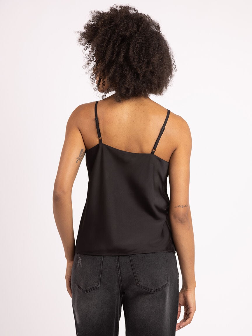 nicki square neck satin top Image 3