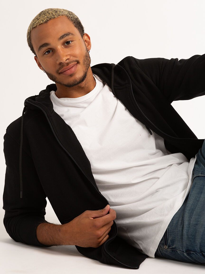 zip front hoodie Image 1