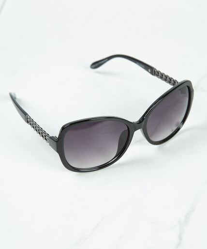 black square frame sunglasses Image 1