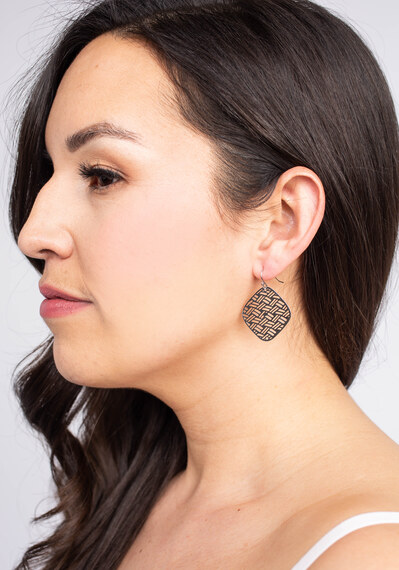 geo pattern earrings Image 1