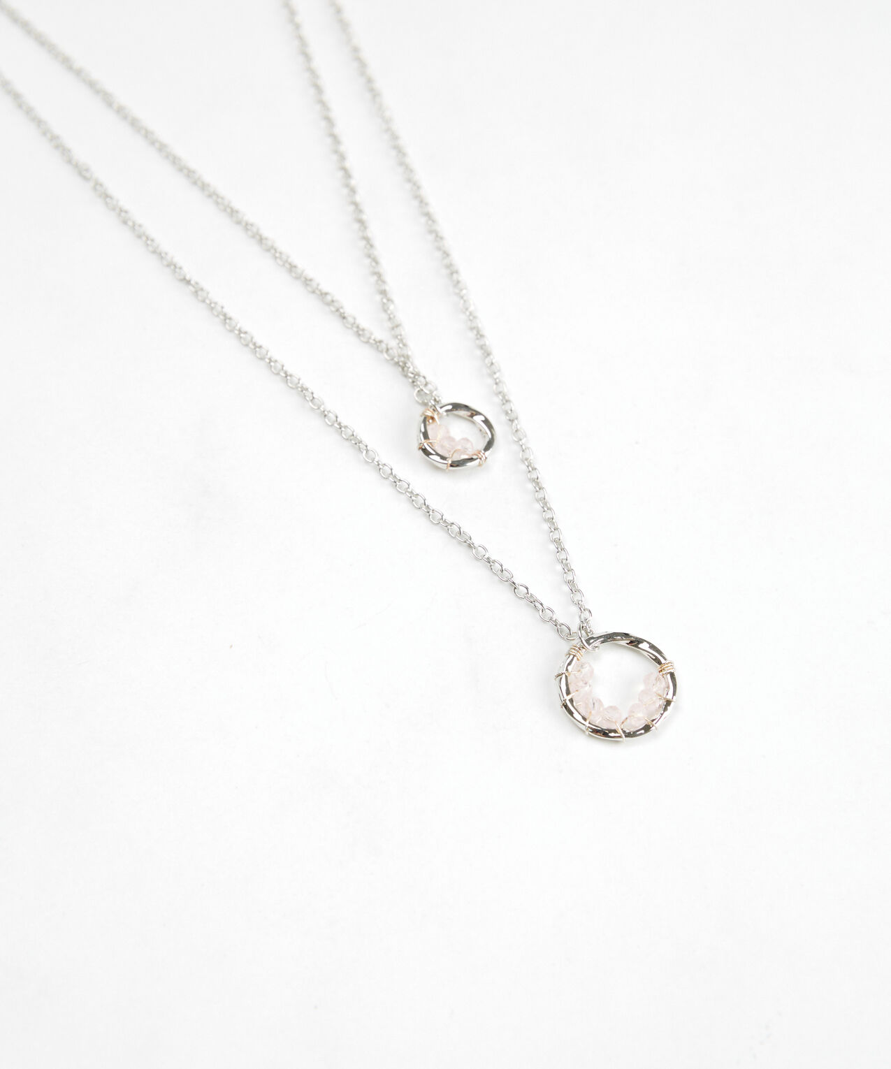 short layered pendant necklace  Image 2