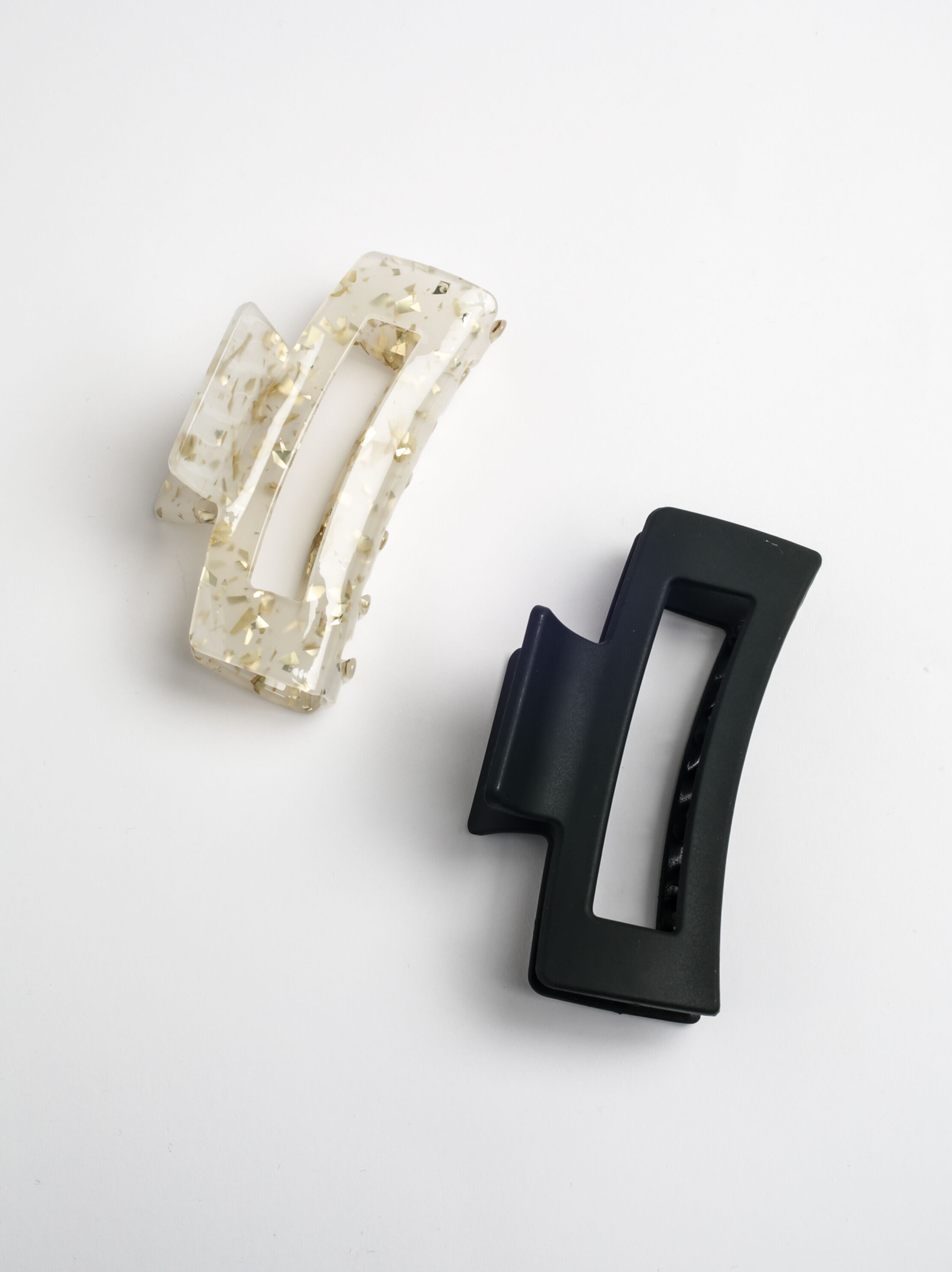 2 pack rectangle claw clips Image 1