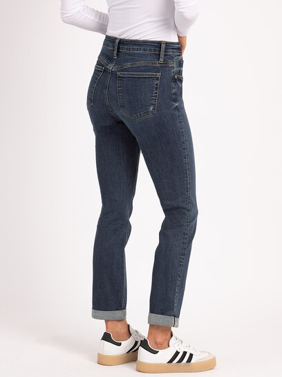 beau slim boyfriend jean dark authentic beau slim boyfriend jean dark authentic