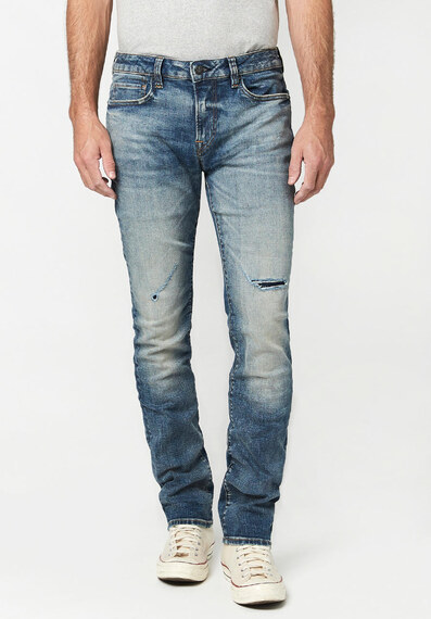 slim straight jeans - ash Image 1