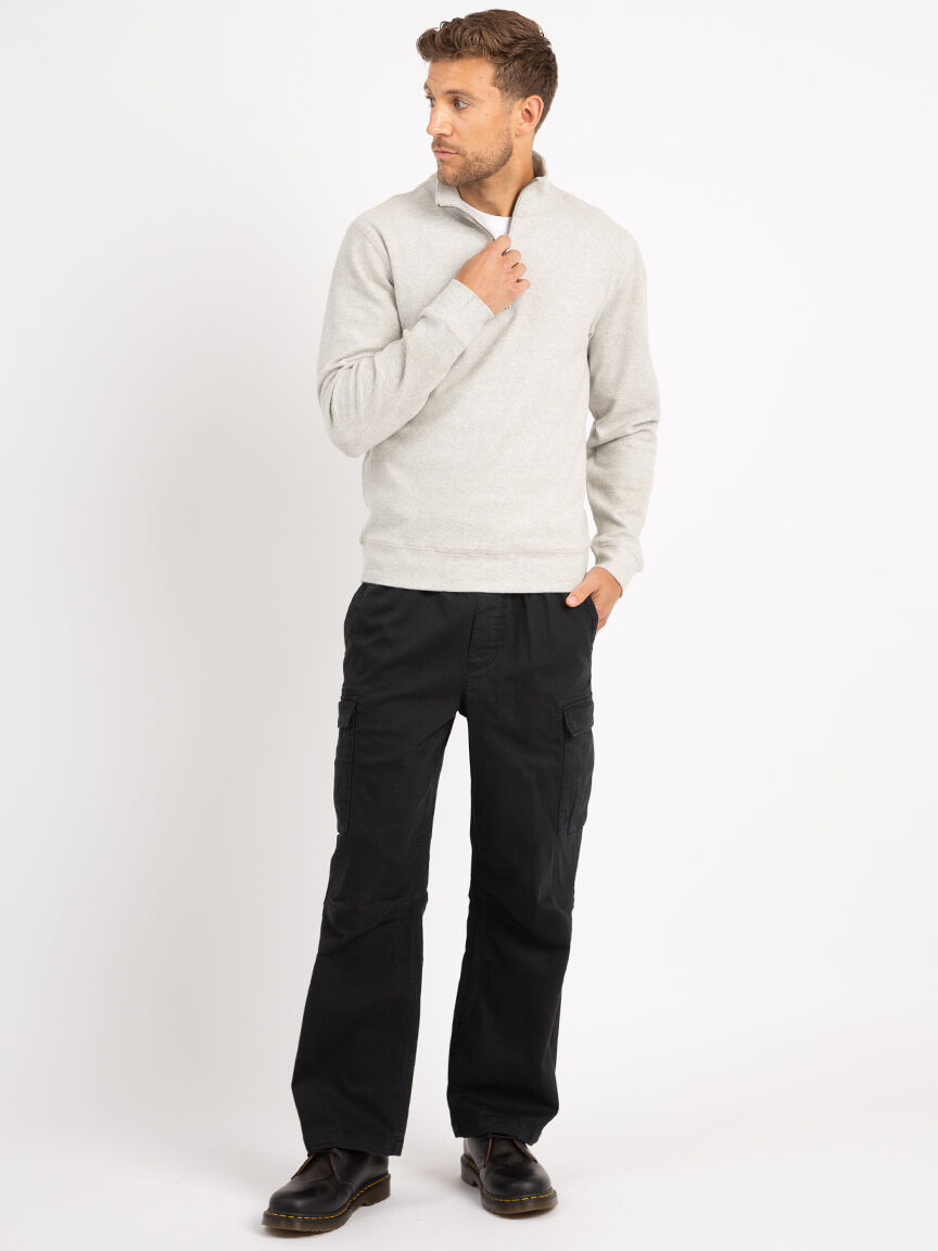 jonas herringbone 1/4 zip sweater Image 4