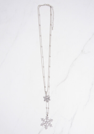 snowflake pendant necklace Image 1