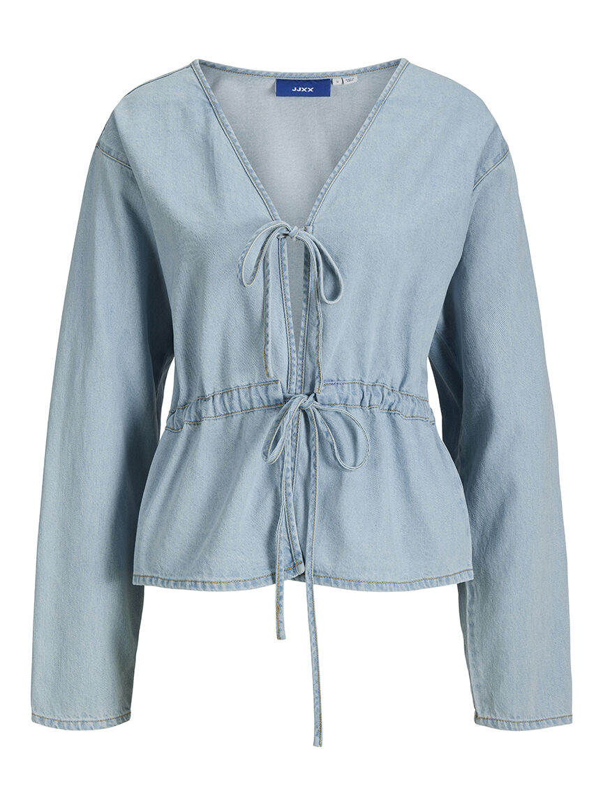 kenndy string denim shirt