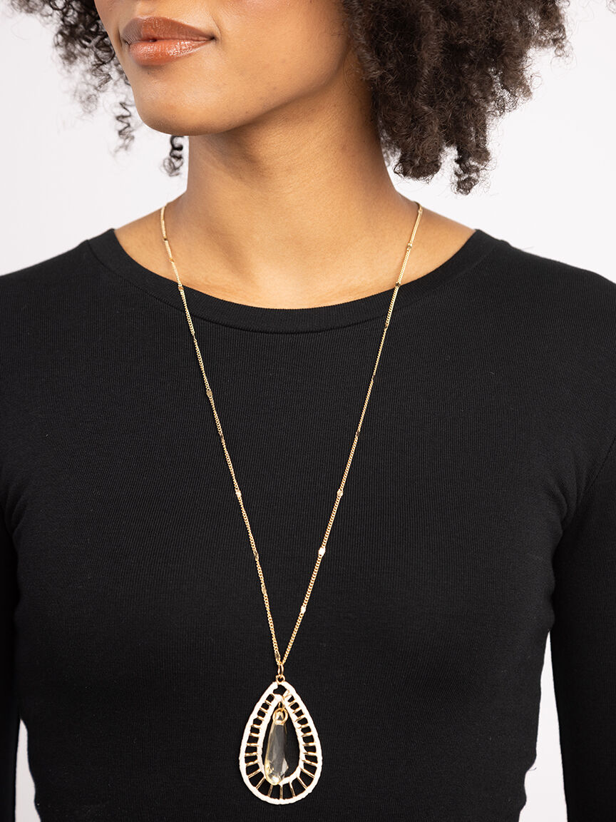 long crystal neckace Image 4