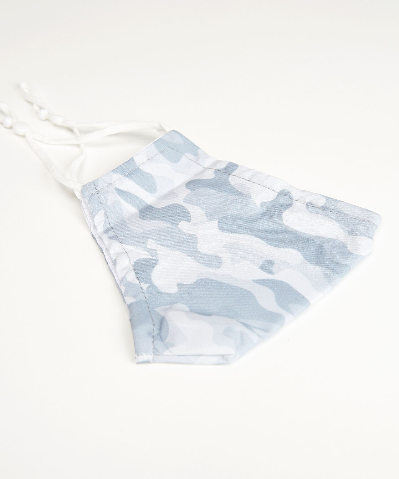 grey camo face mask Image 2