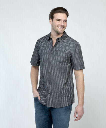 stripe button front shirt wallace Image 1