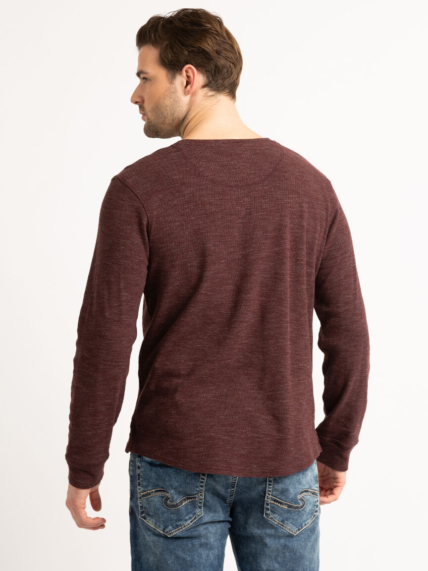 brooks waffle long sleeve t-shirt Image 4