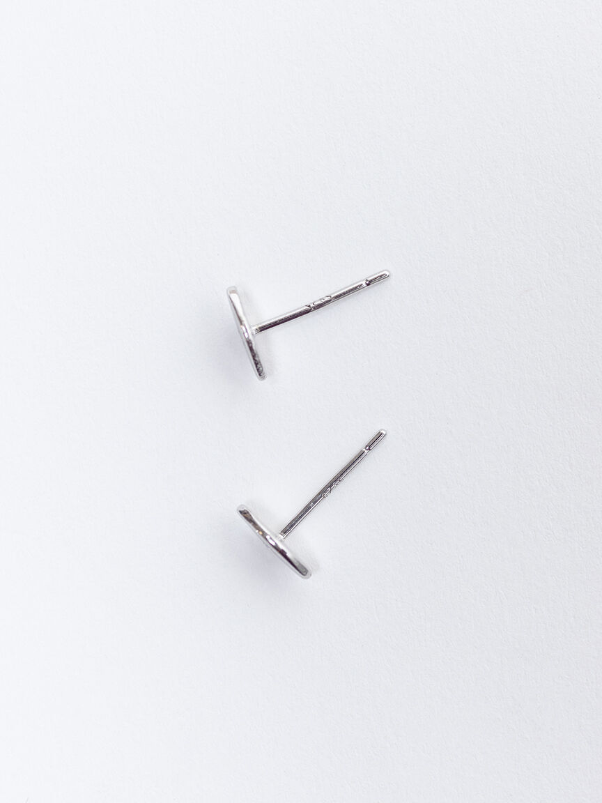 astra stud earrings silver
