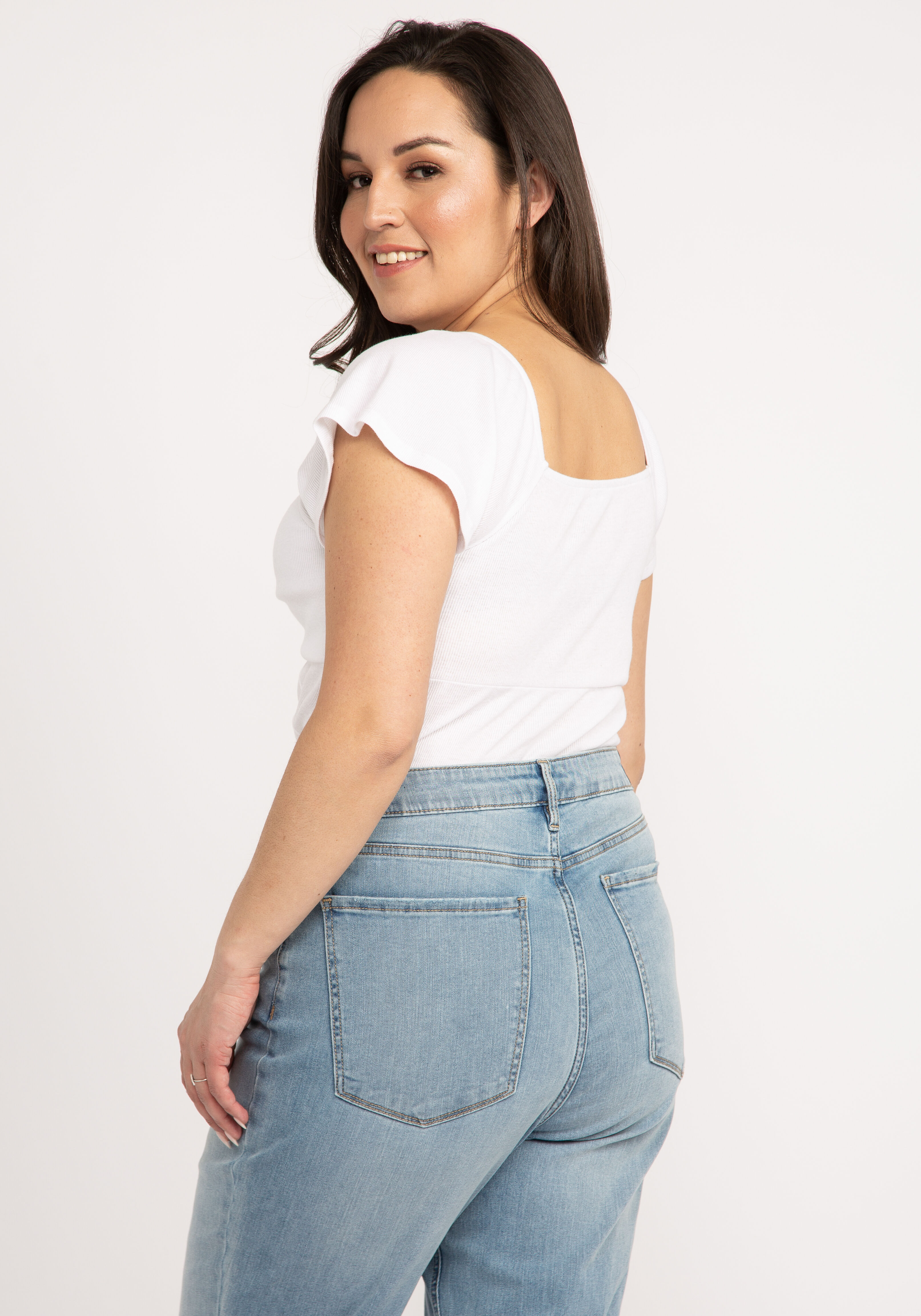 martina sweetheart neck top Image 2