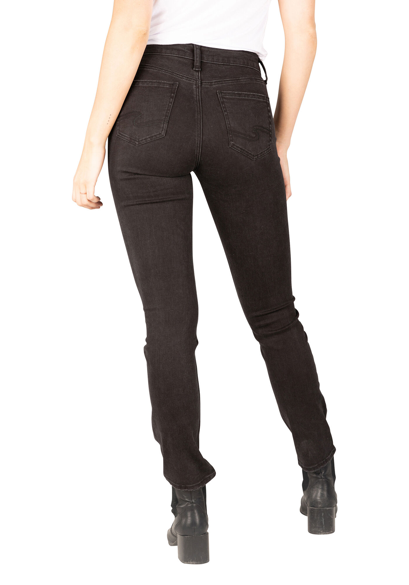 WB suki mid rise straight jeans Image 3
