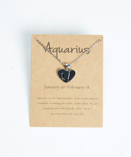 aquarius zodiac necklace Image 1