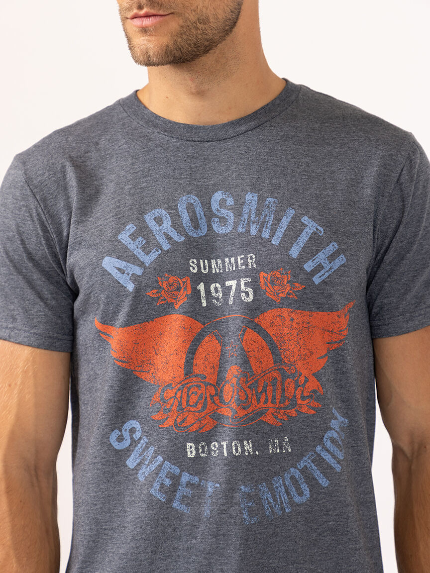 unisex aerosmith graphic tee