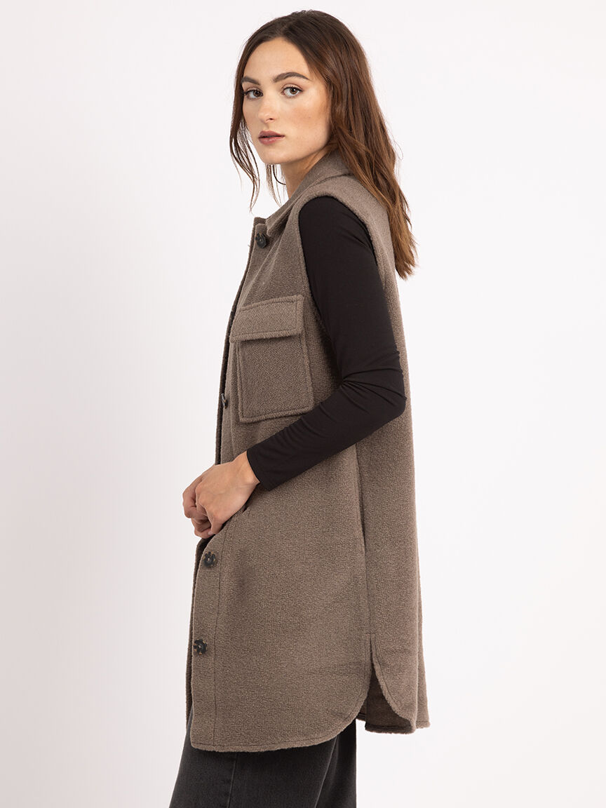 semira long vest Image 3