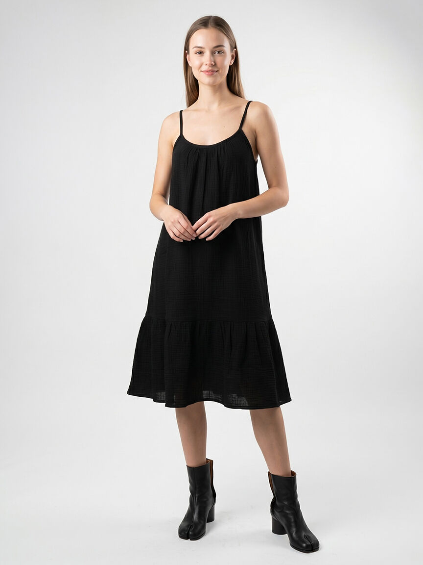 short gauze dress