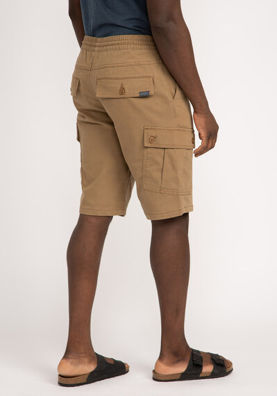 pull on fashion cargo shorts Image 3