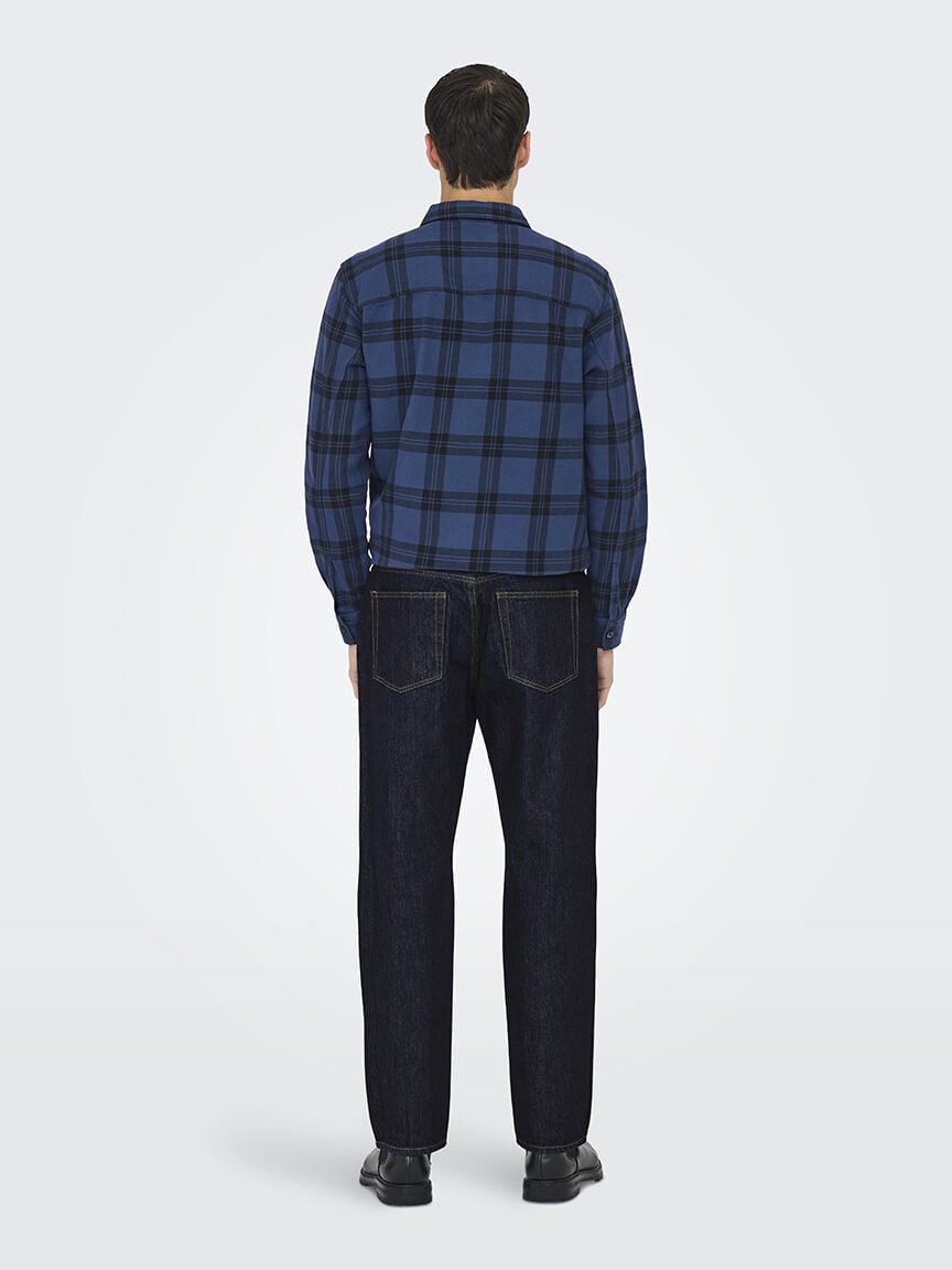 edge straight jean rinse