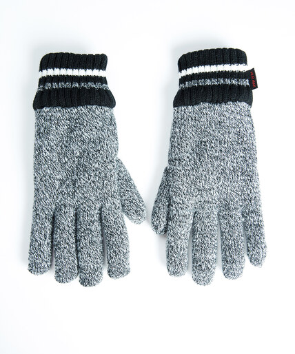 men's thermal knit gloves Image 3