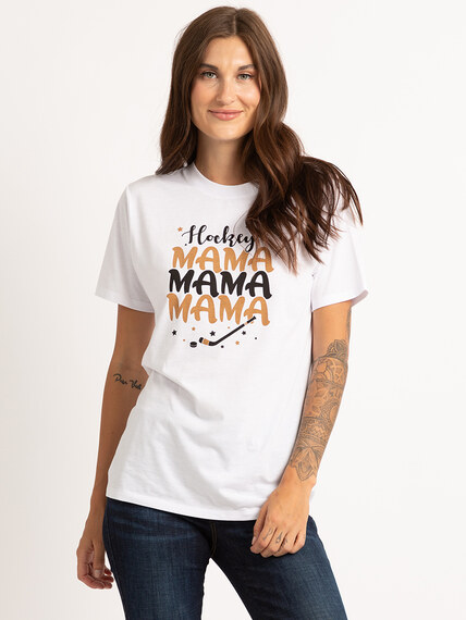 hockey mama graphic t-shirt Image 2
