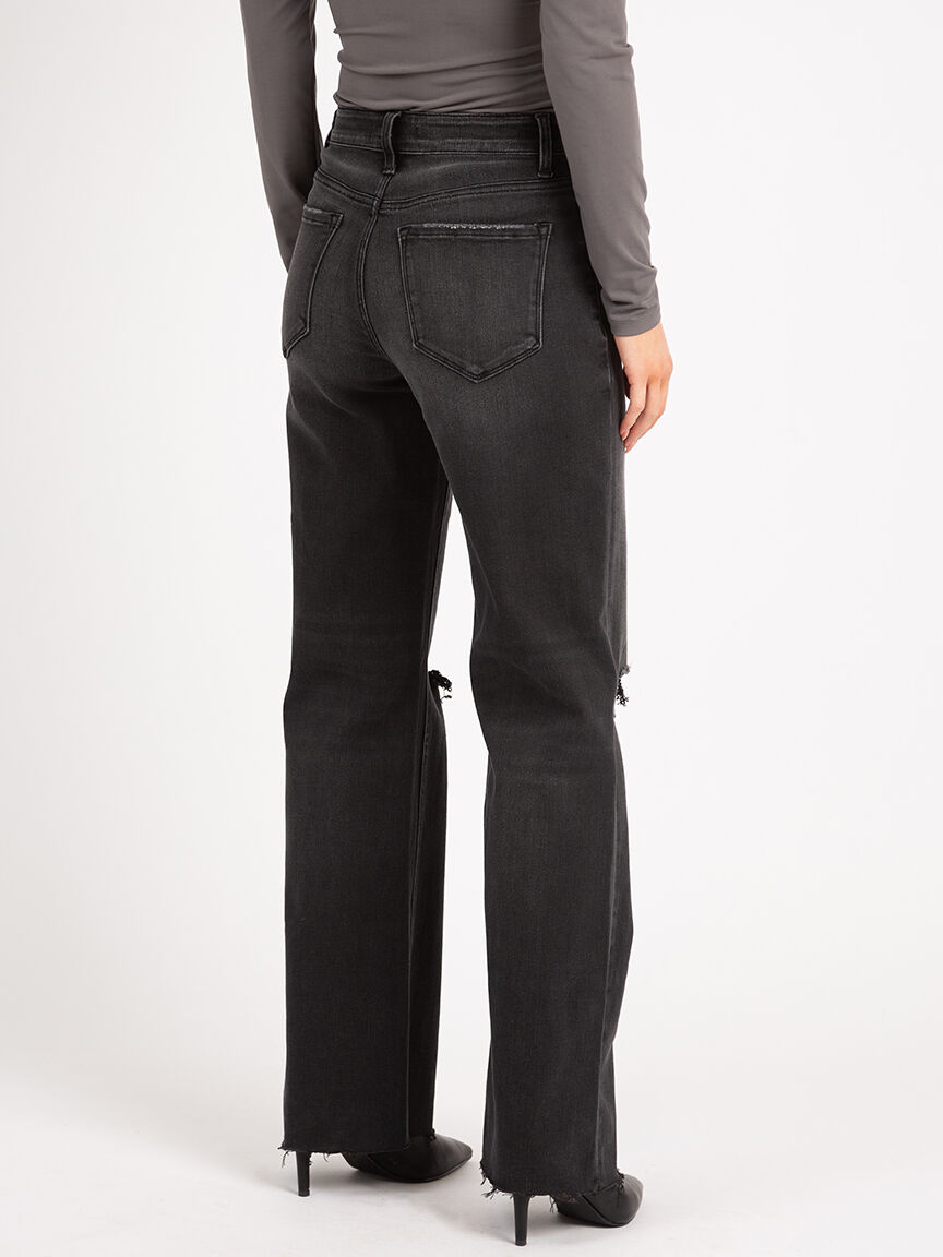 high-rise wide leg jean Image 4