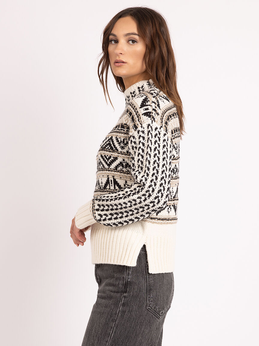 chan mock neck sweater Image 3